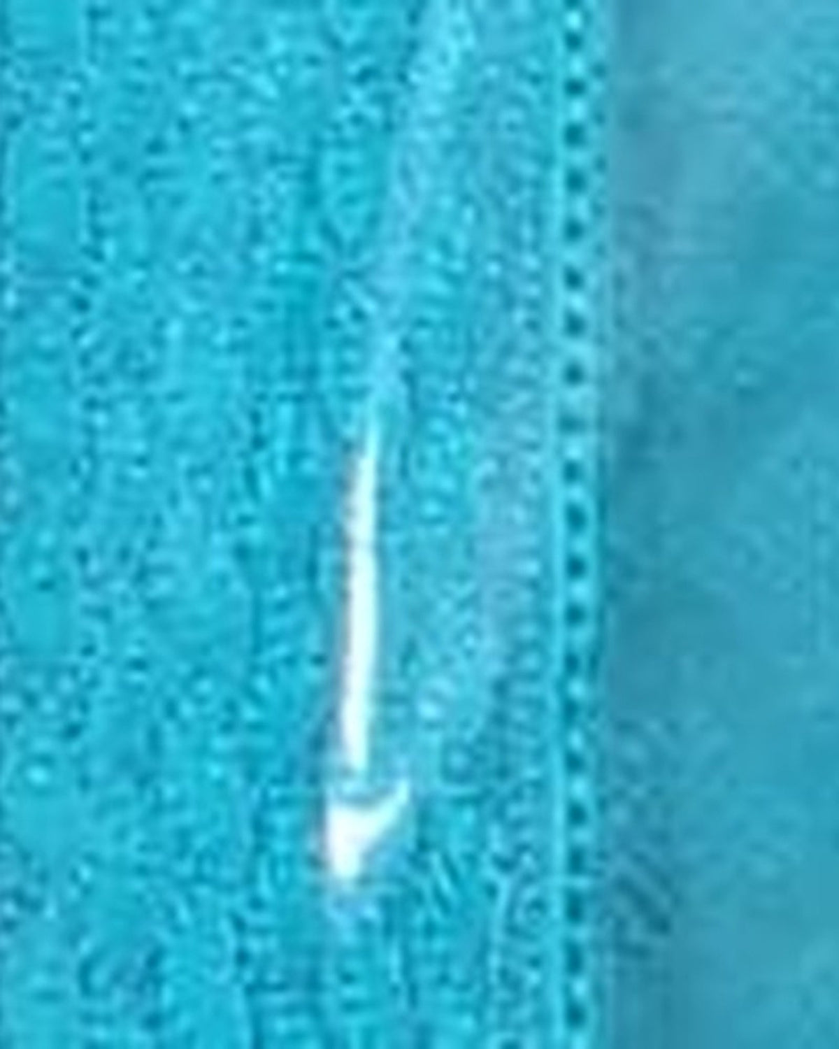 Cyan Turquoise kurta pajama set for men, fabric close-up