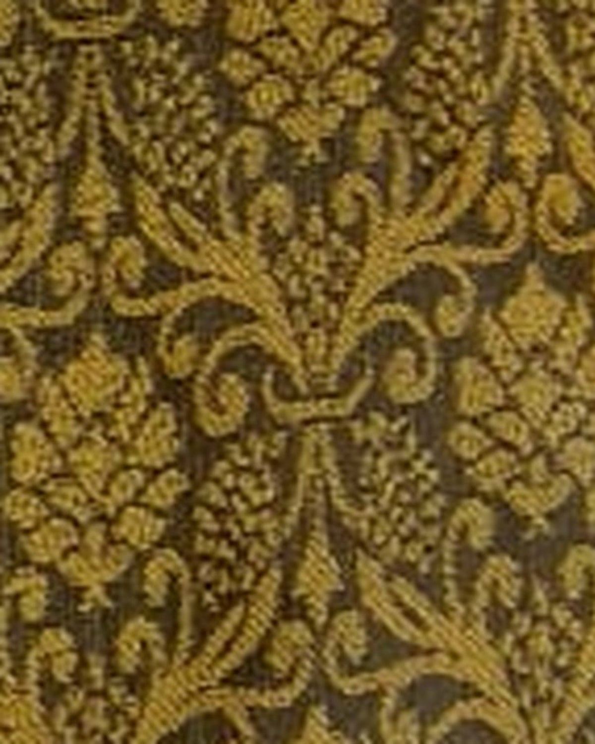 Ochre Gold kurta pajama set for men, fabric close-up