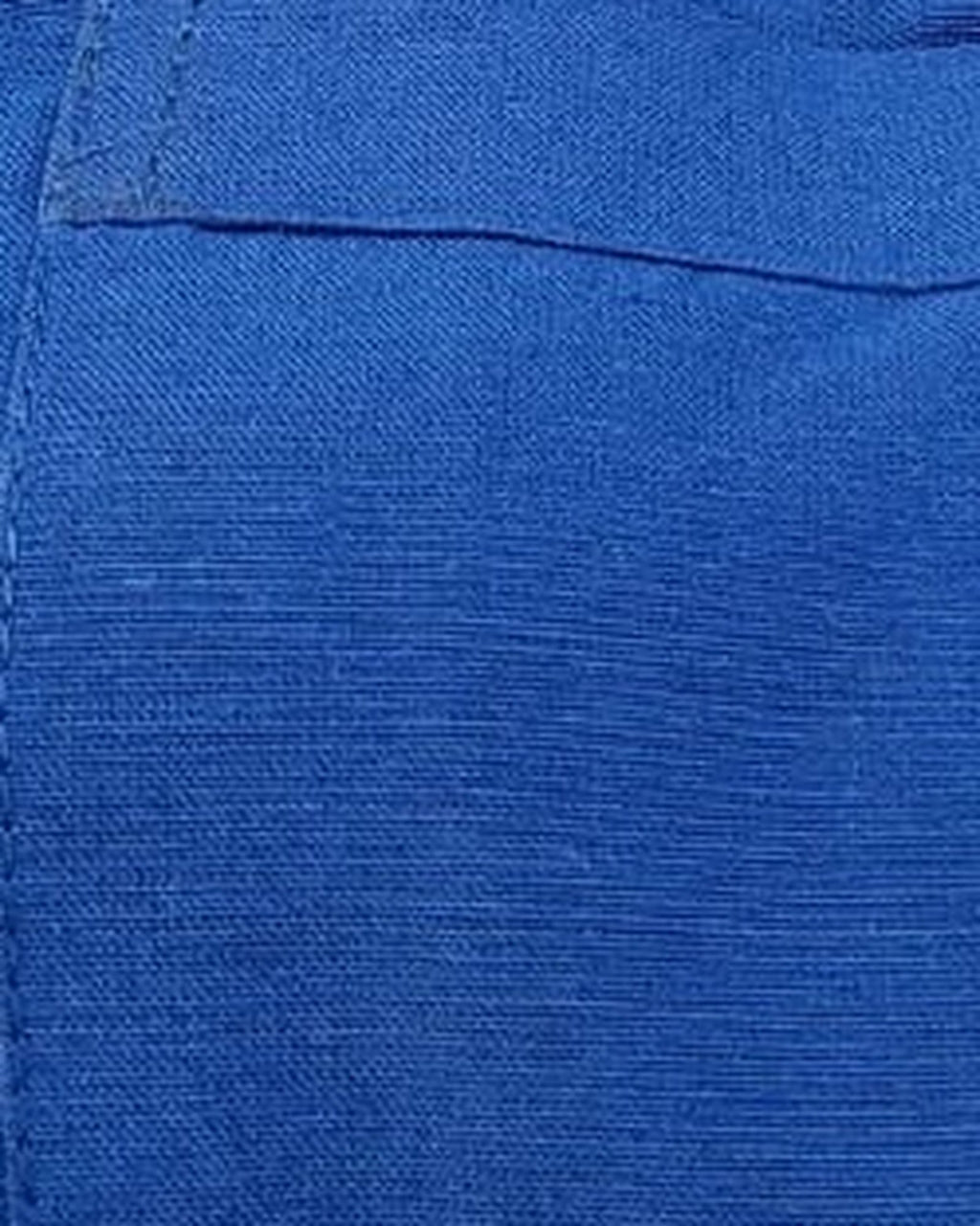Royal blue kurta for men, fabric close-up