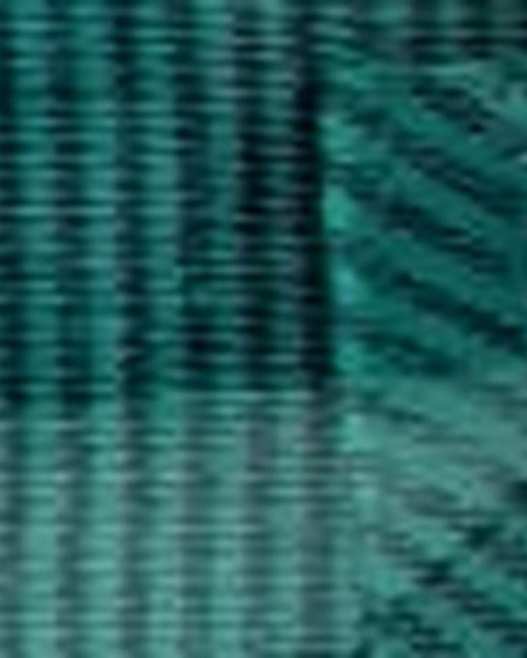 Deep Teal Jade Self-Stripe Kurta Pajama for Men - fabric close-up