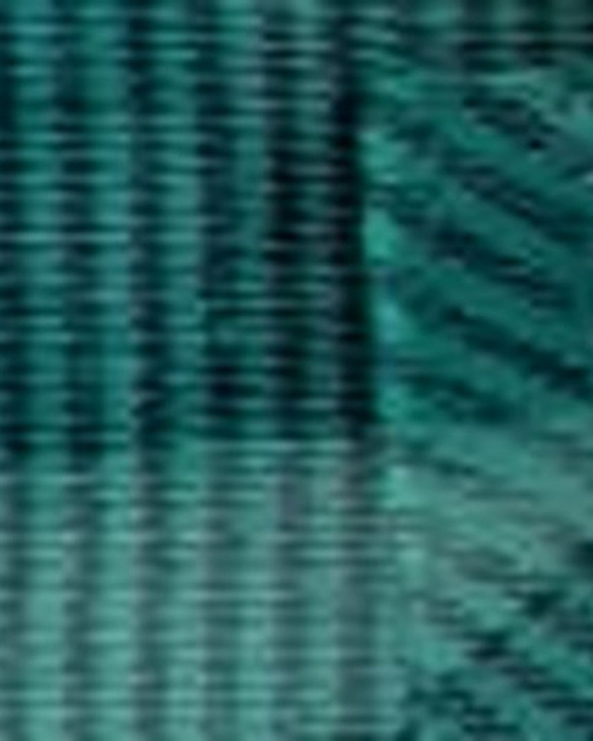 Deep Teal Jade Self-Stripe Kurta Pajama for Men - fabric close-up