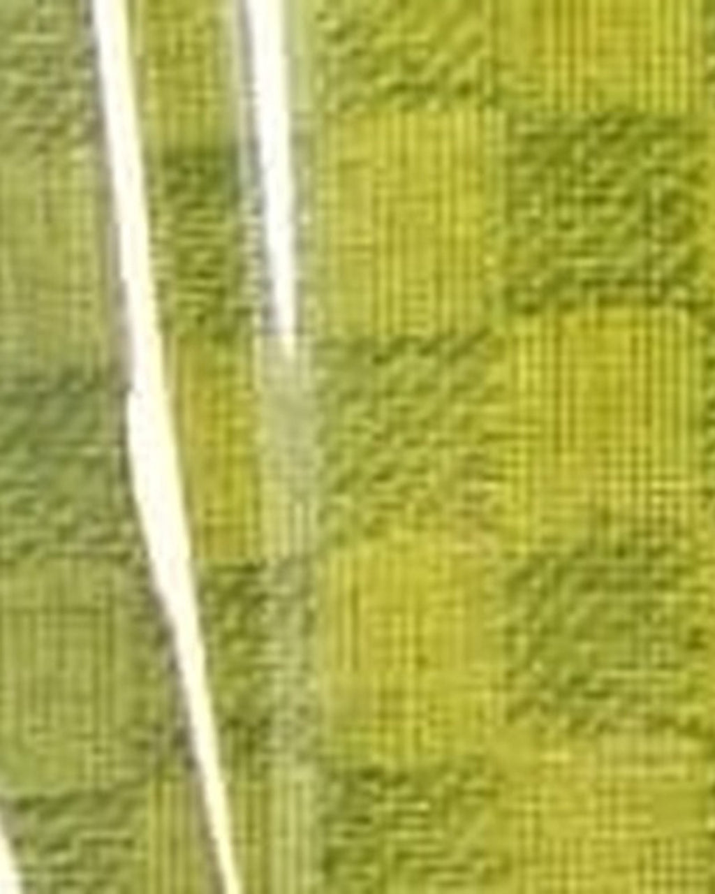 Chartreuse Checkerboard kurta pajama set for men, fabric close-up